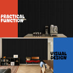 10 Pack Acoustic Panels,47.2”x23.6“x0.4” Acoustic Wall Panels,Large Soundproof Panels,Self-Adhesive Sound proof Panels for Walls,Acoustic Treatment for Recording Studio&Office,Black