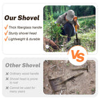 Small Garden Shovel Mini Kids Digging Shovel with Overall Length 28 inches Shovel for Digging, Beach Shovels. Gardening Tools with D-Handel