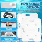Desunqin 2 Pack 48lbs Heavy Duty Pool Ladder Weights, HDPE Waterproof Swimming Pool Ladder Weights for Steps, Pool Step Weights for Above & Underground Ground Pools (12.8" x 16.7")