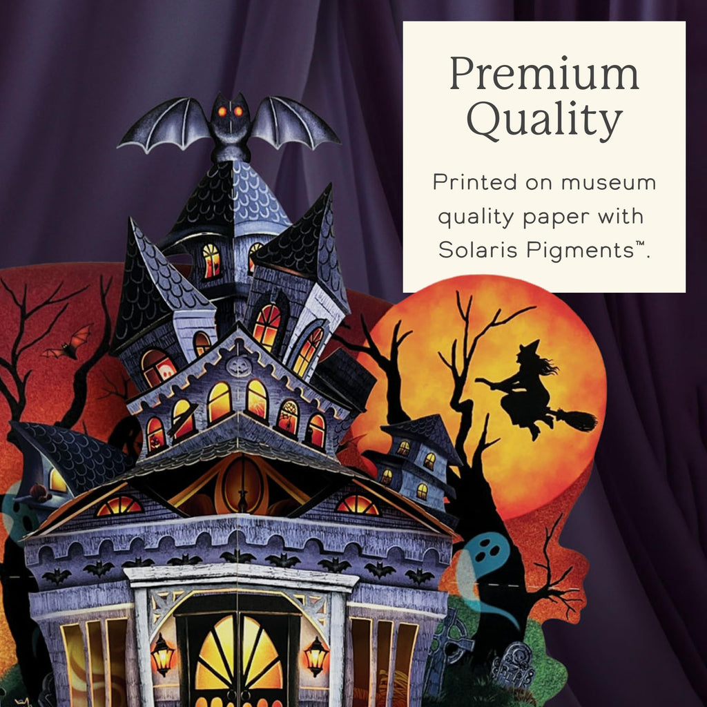 Freshcut Paper Haunted House 15" Life-Sized 3D Pop Up Card