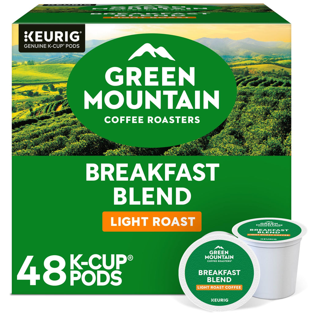 Green Mountain Breakfast Blend Coffee, K-Cup Pods, 48 Count