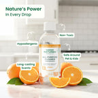 Good Natured Brand All-Purpose Cleaner Concentrate | Multi-Surface Cleaner | Natural Orange Essential Oil | Multipurpose Cleaner Concentrate All Surfaces | Orange | 8oz makes 128oz