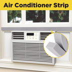 moonoom 2 Pcs Foam Air Conditioner Weatherseal Tape-2''x1''x6.5ft Air Conditioner Foam Tape-Non-Adhesive Foam Seal Strip with Glue Point for Air Conditioner Door Window Seal