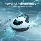 (2026 Upgrade) AIPER Seagull SE Cordless Robotic Pool Cleaner, Above Ground Pool Vacuum Lasts 100 Mins, Ideal for Flat Pools up to 860 sq.ft, Pearl (Renewed)