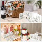 Wedding Facial Tissues Items for Welcome Bags Pocket Tissues Mini Tissues Travel Size Wedding Favors for Guests 3-Ply Happy Tears Tissue Packs for Party Ceremony Graduation(100 Packs)