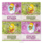 Dr. Squatch Natural Men's Bar Soap – Limited Edition Simpsons Gifts for Men – Natural Cold Process Soap Bar – D’oh-Nut Delirium + Squishee Supreme (5 oz, 4-Pack)