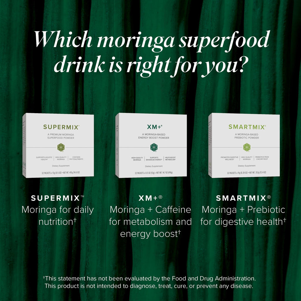 Isagenix SuperMix - Premium Moringa Superfood Powder with Phytonutrients - Convenient Individual Serving Packets - 32 Servings - Tropical Fruit Flavor