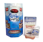 Instant Smile Comfort Fit Flex Teeth - Top & Bottom Matching Set Natural Tone Fix Your Smile At Home Within Minutes