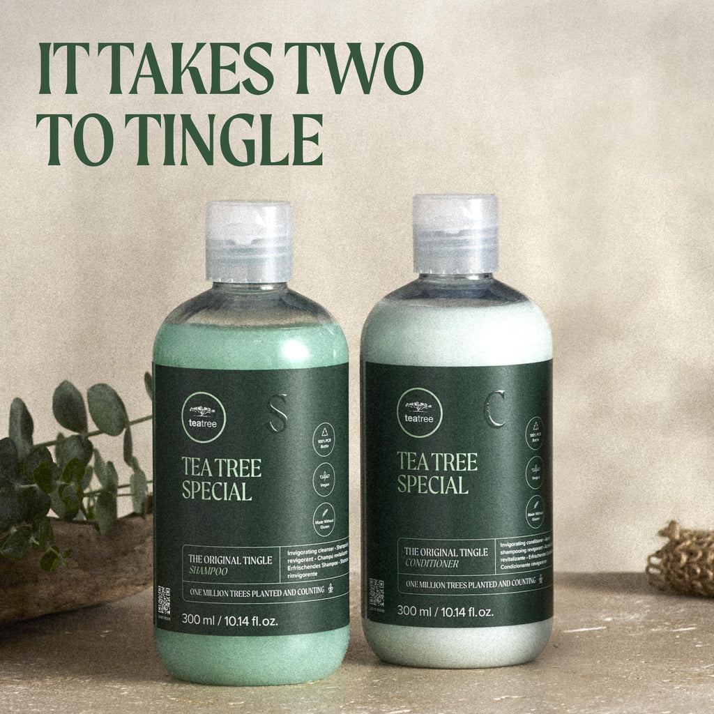 Tea Tree Special Shampoo, Deep Cleans, Refreshes Scalp, For All Hair Types, Especially Oily Hair, 10.14 fl. oz.