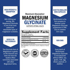 BioSchwartz Magnesium Glycinate 500mg Capsules (240 Mini Caps) Maximum Absorption Magnesium Supplement for Healthy Nerves Muscles Heart Mood and Sleep Support (Vegan, Gluten-Free, Non-GMO)