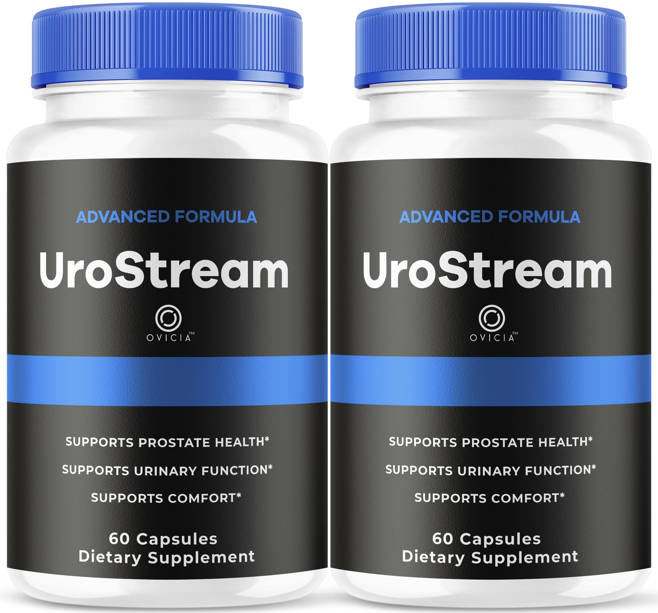 (2 Pack) UroStream Capsules - Official Urostream Pills Advanced Premium Formula Support Maximum Strength, All Natural Ingredients Vitamins for Overall Health & Wellness, 120 Capsules for 2 Months