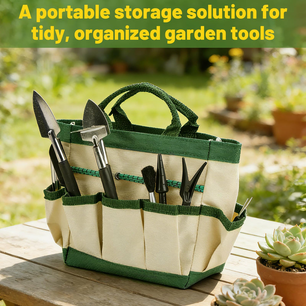ANPHSIN 44pcs Small Gardening Tools Gifts for Women Beginners, Green