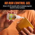 Gorilla Super Glue Gel XL, Clear 25g, 1-Pack, Fast Setting, No Drip