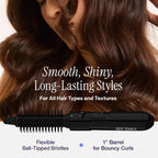 Hot Tools Pro Artist Hot Air Styling Brush | Style, Curl and Touch Ups (1”) Black
