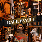 TOYQI DIY Book Nook Kit, Miniature House Dollhouse Kit for Adult and Teens, Book Nook Kits for Adults, Booknook Bookend Alley Model Build with Dust Cover