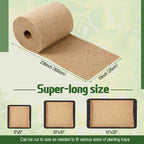 Humyoun 10 x 236 Microgreens Growing Mat Jute Fiber Grow Mats Extra Long Hydroponic Grow Pads for Wheatgrass, Sprouts, Hydroponics Seed Starter Trays, Organic