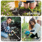 3 Pack Weed Puller Tool Set, Stainless Steel Weeding Tools for Gardening