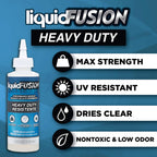 Aleene's Liquid Fusion Heavy-Duty Glue 4 fl oz, Maximum Strength, NonToxic & Dries Clear, Ideal for Rhinestone Crafts, Diamond Art, Glitter