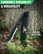 Mossy Oak Machete with Saw, 19-Inch Heavy Duty Machete with Sheath