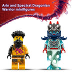 LEGO NINJAGO Arin’s Spinjitzu Battle Mech Building Toy - Ninja Building Set for Kids, Ages 7+ - with Arin, Baby Ryu, & Villain Minifigures - Gift Idea for Boys, Girls, & Dragons Rising Fans - 71839