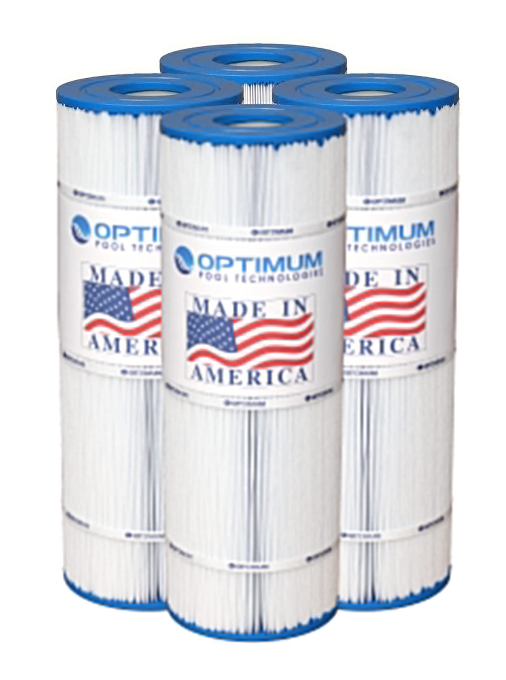 Optimum Pool Technologies® Pool Filter 4-Pack, Compatible Replacement for Pentair® Clean & Clear Plus 320 178580, R173573, Unicel C-7470, Pleatco PCC80, & Filbur FC-1976, FC-6465 Filter Cartridges
