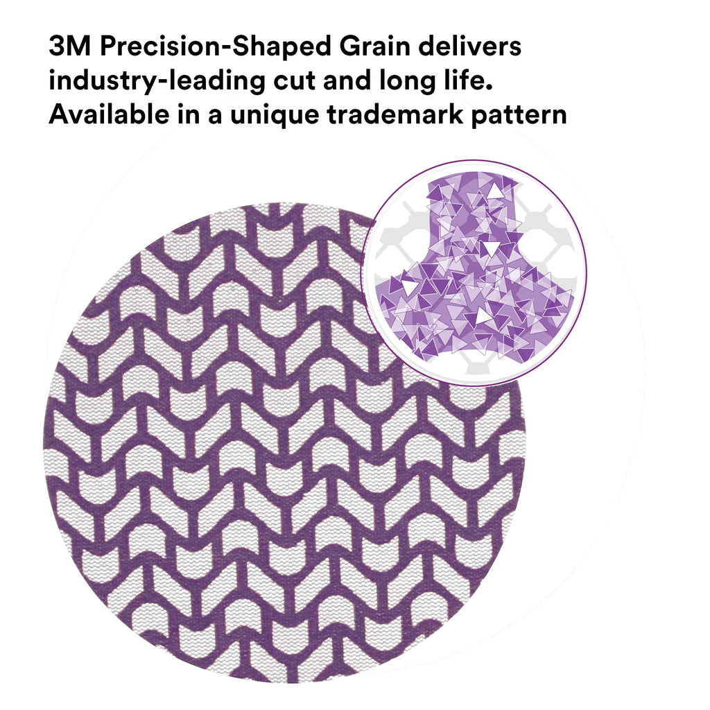 3M Xtract Net Disc 710W, 80+, 5 in, Die 500X, Pack of 50 Hook and Loop Sanding Discs, Virtually Dust-Free, Premium Option for Metal, Wood, Composites, Stock Removal, and Fine Finishing