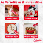 Delectables Squeeze Up Variety Pack, Creamy Squeezable Puree, Lickable Wet Cat Treats, Grain Free, No Added Fillers, No By-Products, No Added Preservatives, 0.5 Ounces Tube, 48 Tubes Total