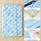 EllaSeek Server Books for Waitress, Cute Server Book with Zipper Pocket