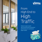Kleenex Professional Paper Hand Towels, Bulk (01701), Premium Absorbency Pockets, Pop-Up Box, White (18 Boxes of 120 Sheets, 2,160 Sheet Total)
