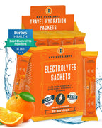 KEY NUTRIENTS Electrolytes Powder Packets - Tangy Orange 40 Pack Hydration Packets - Travel Hydration Powder - No Sugar, No Calories, Gluten Free - Made in USA