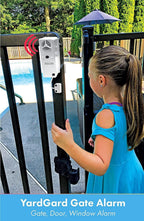 YardGard 2-Pack UL 2017 Compliant Wireless Pool Door Safety Alarm, Water-Resistant, ETL Certified, Easy Installation, Suitable for Pool Gates and Sliding Doors, 120dB Siren