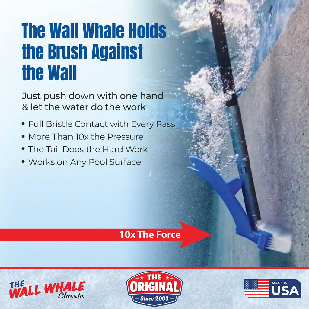 The Wall Whale 18" Swimming Pool Brush