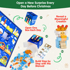 Nativity Advent Calendar 2026 Kids – 24 Days Building Blocks Kits Countdown Gifts, Christmas Stocking Stuffer Building Toys for Boys, Girls, Teens & Adults Ages 6+