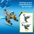 LEGO Sonic The Hedgehog Cyclone vs. Metal Sonic - Building Toy for Kids, Boys and Girls, Ages 8+ - Mech Suit with Metal Sonic and Tails Minifigures for Pretend Play - Gift Idea for Birthdays - 77002