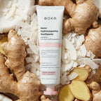Boka Fluoride Free Toothpaste, Nano Hydroxyapatite Toothpaste, Appropriate for Sensitive Teeth - for Adult Oral Care - Coco Ginger Flavor, 4 Fl Oz 1Pk US Manufactured