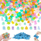 ShtNeeg 300PCS Mystery Mini Resin Animal Blind Bags, Glow in The Dark Tiny Animal Figures, 50+ Animal Combination Sets for Classroom Prizes, Party Favors, Fairy Garden & DIY Decor
