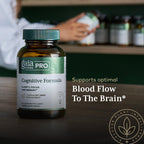 GAIA HERBS PRO Cognitive Formula - Brain Health & Blood Flow Support Supplement* - Circulation Support Supplement* with Fo-TI Root, Ginkgo Leaf, & Gotu Kola Leaf - 60 Liquid Phyto-Caps (30 Servings)