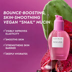 Glow Recipe Prickly Pear Peptide Mucin - Vegan "Snail" Mucin Face Serum to Hydrate & Repair Skin Barrier with Pore Refining Bio-Active Peptides & Deep Hydration - Glass Skin Korean Skincare (40ml)