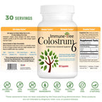Immune-Tree 100% Pure Bovine Colostrum (Grass-Fed) | High IgG for Immune Support & Gut Health | Anti-Aging | Colostrum Supplement for Adults & Kids | 90 Capsules | 30 Servings