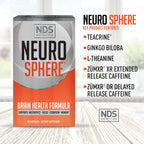 FitLife Brands Nutrition Neuro Sphere - Brain Health Formula - Nootropic, Increase Focus and Energy, Enhance Concentration, Antioxidant and Immunity Support - 90 Capsules