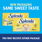 SPLENDA Zero Calorie Sweetener, 800 Count Packets