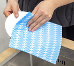 Peachicha Reusable Cleaning Cloths Handi Wipes Reusable Cloths Disposabel Dish Towels Dry Handy Wipes Big Durable Absoebent and Dry Quickly 100 Count, Blue