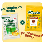 Ricola Original Herb Cough Drops, 115 Count, Cough Suppressant & Throat Relieving Drops with Naturally Sourced Menthol, Pleasing Herbal Taste for Coughs & Throat Irritation Symptom Relief