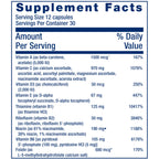 Life Extension Mix™ Capsules Without Copper, high Potency, Advanced Vitamin, Mineral, Fruit & Vegetable Formula, Vitamin B, C, D, E, for Whole-Body Health, Healthy Aging, Gluten-Free, 360 Capsules