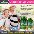 Wholesome Wellness Whole Food Multivitamin for Women - Natural Multi Vitamins, Minerals, Organic Extracts - 120 Tablets