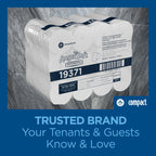 Angel Soft Professional Series Compact Premium Embossed Coreless 2-Ply High-Capacity Toilet Paper by GP PRO, White, 19371, 750 Sheets Per Roll, 36 Rolls Per Case