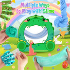 6 Pack Dinosaurs Slime Kit for Boys, Cloud Butter Squishy Birthday Gift Set