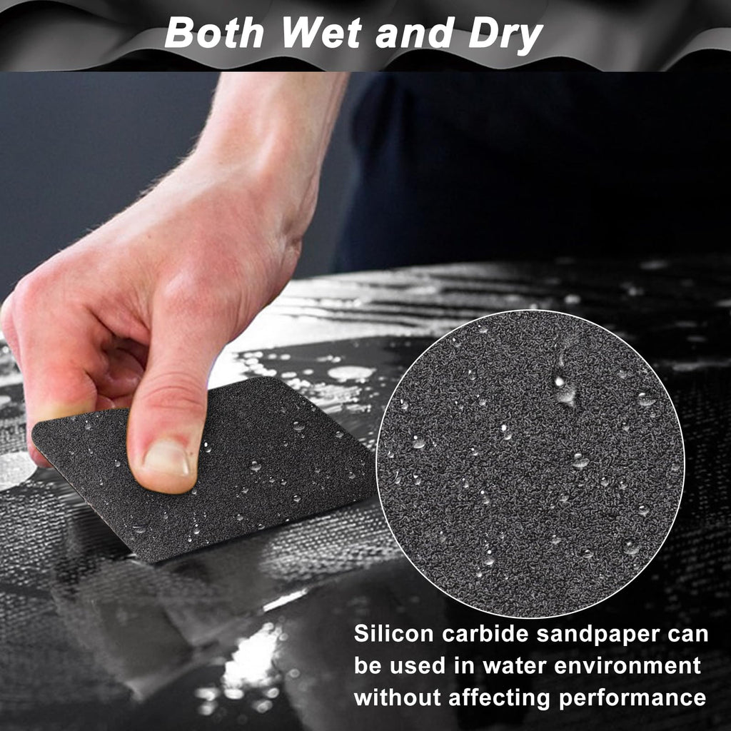 Shineboc 1200 Grit Sandpaper Roll, 3-2/3" Wide 11 Yard Wet Dry Silicon Carbide Longboard Sand Paper for Automotive Metal Wood Sanding＆Polishing