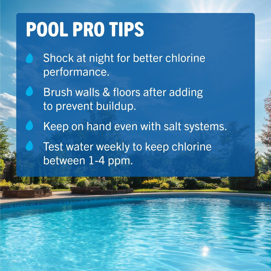 Leslie's Chlor Brite Swimming Pool Sodium Granular Chlorine – 99% Sodium Dichlor Sanitizer for Crystal Clear Water – Defends Against Bacteria, Algae, and Microorganisms - 8 Pound