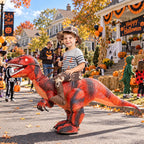 GOOSH Inflatable Dinosaur Costume for Kids Halloween Costumes Boys Girls Funny Blow up Costume for Halloween Party Cosplay (4-6Yrs)